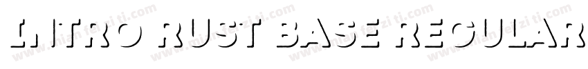 Intro Rust Base Regular字体转换